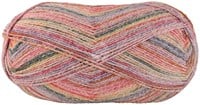 Lana Grossa Meilenweit 100 Cotone Vegano Mango 4453 Himbeer/Vanille/Moosgrn/Blasslila/Natur/Karamell/Rosa