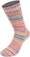 Lana Grossa Meilenweit 100 Cotone Vegano Mango 4453 Himbeer/Vanille/Moosgrn/Blasslila/Natur/Karamell/Rosa-2