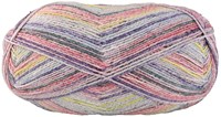 Lana Grossa Meilenweit 100 Cotone Vegano Mango 4454 Silbergrau/Hellgelb/Violett/Rosa/Nelke/Moosgrn/Hellblau