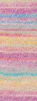 Lana Grossa Meilenweit 100 Cotone Vegano Mango 4455 Trkis/Hellgrau/Gelb/Hellbeige/Fuchsia/Rot/Hellrot-3