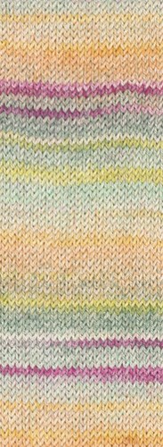 Lana Grossa Meilenweit 100 Cotone Vegano Mango 4456 Graugrn/Natur/Hellgrn/Hellgrau/Gelb/Apricot/Fuchsia-3