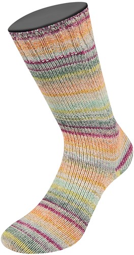 Lana Grossa Meilenweit 100 Cotone Vegano Mango 4456 Graugrn/Natur/Hellgrn/Hellgrau/Gelb/Apricot/Fuchsia-2