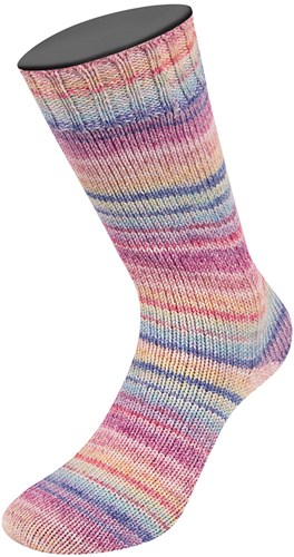 Lana Grossa Meilenweit 100 Cotone Vegano Mango 4457 Hellrot/Natur/Fuchsia/Gelb/Zartgrn/Hellblau/Blau-2