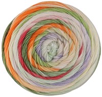 Lana Grossa Meilenweit 100 Dusk 6210 Orange/Gelb/Gelbgrün/Lila/Minttürkis/Pink/Creme