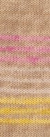 Lana Grossa Meilenweit 100 Merino Extrafine Luna 4111 Beige/Camel/Rosa/Gelb-3