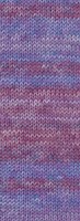 Lana Grossa Meilenweit 100 Seta Piano 3611 Brombeer/Blauviolett/Grau/Rotviolett-3