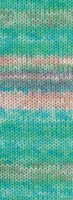 Lana Grossa Meilenweit 100 Seta Piano 3612 Moosgrn/Jade/Weigrn/Fuchsia-3