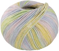 Lana Grossa Meilenweit 100 Seta Piano 3616 Hellbeige/Eisblau/Pistazie/Zitrusgelb/Mint/Silbergrau