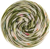 Lana Grossa Meilenweit 100 Spots7046 Moos-/Zartgrün/Ecru/Türkis/Dunkelgrau/Pink/Rosa