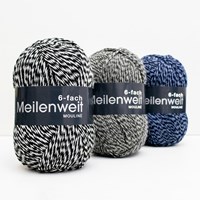 Lana Grossa Meilenweit 6-Fach 150 Mouliné