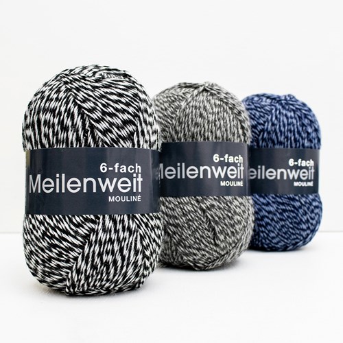 Lana Grossa Meilenweit 6-Fach 150 Mouliné