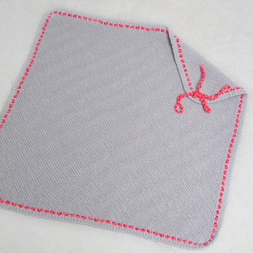 Strickanleitung Merino Aran babydecke