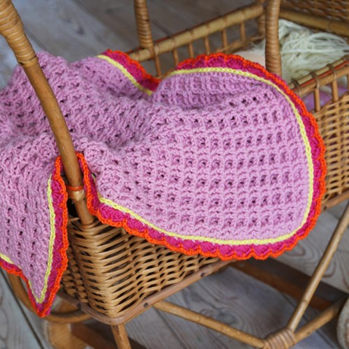 Häkelanleitung Merino Extra Fine Babydecke