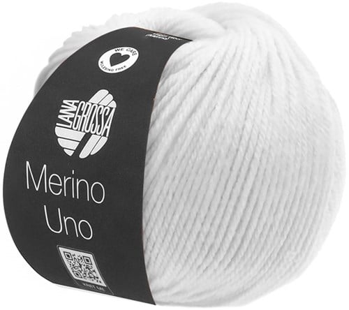 Lana Grossa Merino Uno 001 Weiß