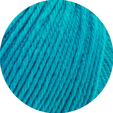 Lana Grossa Merino Uno 007 Türkis-Blau-2