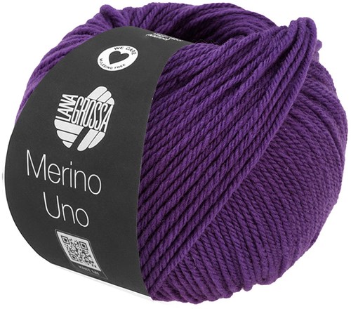 Lana Grossa Merino Uno 080 Dunkelviolett