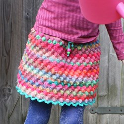 Häkelanleitung Mille Colori kinderrock