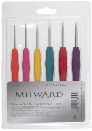 Milward Soft Grip Häkelnadel-Set 2,50 - 5,00mm-2