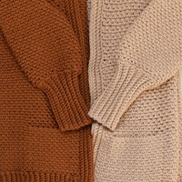 Yarn and Colors Morning Glory Cardigan Häkelpaket 1 Limestone XL-3