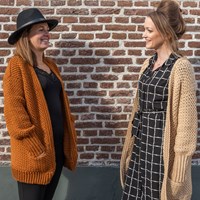 Yarn and Colors Morning Glory Cardigan Häkelpaket 1 Limestone XL
