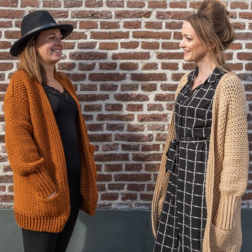 Yarn and Colors Morning Glory Cardigan Häkelpaket 1 Limestone XL