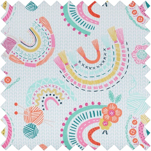 Stricknadeletui Hard Case Rainbow XL-2