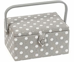 Nähkorb Medium Grey Spot