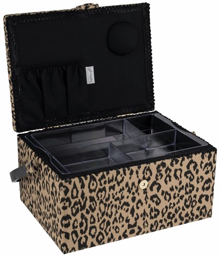 Nähkorb  Medium Leopard-3