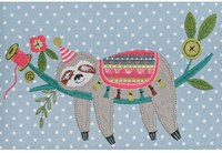 Medium Embroidered Sloth
