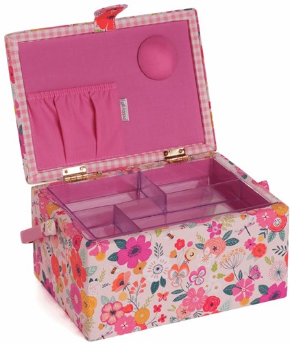 Medium Floral Garden Pink