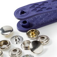 Prym Druckknöpfe ohne Nähen Sport & Camping 15mm 03 Silber-2