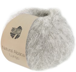 Lana Grossa Natural Alpaca Lungo 005 Grau