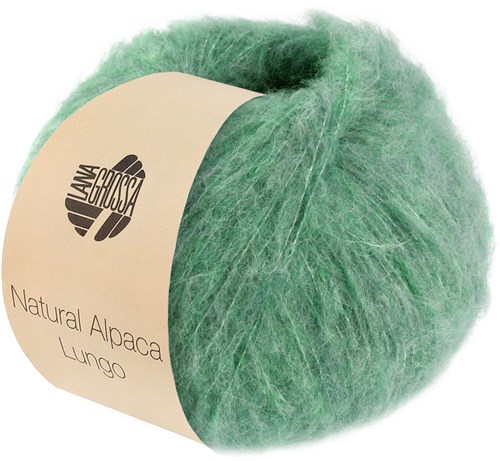Lana Grossa Natural Alpaca Lungo 017 Hellpetrol