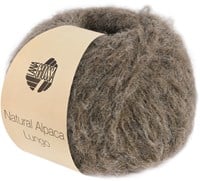 Lana Grossa Natural Alpaca Lungo 020 Graubraun