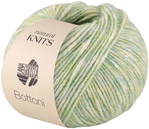 Lana Grossa Bottoni 011 Pastellgrn/Creme