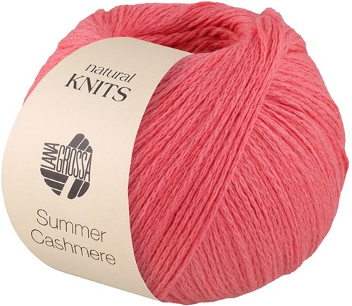 Lana Grossa Summer Cashmere 004 Lachsrot