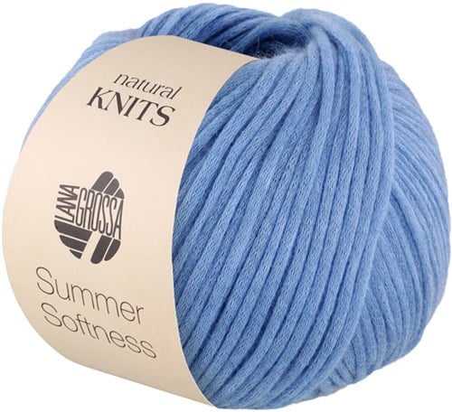 Lana Grossa Summer Softness 016 Jeansblau