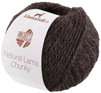 Lana Grossa Natural Lama Chunky 015 Schwarzbraun