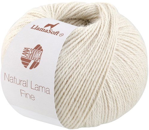 Lana Grossa Natural Lama Fine 109 Natur