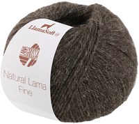 Lana Grossa Natural Lama Fine 115 Schwarzbraun