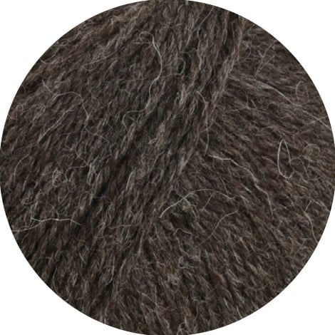 Lana Grossa Natural Lama Fine 115 Schwarzbraun-2
