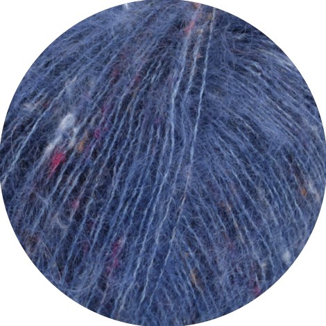 Lana Grossa Natural Superkid Tweed 619 Dunkelblau-2