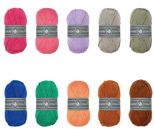 Durable Cosy Extra Fine Neue Farben Garnpaket