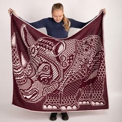 Zen Tangle Rhino - AdO Crochet Garn- und Häkelpaket Mosaik