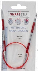 KnitPro Smartstix Rundstricknadeln 40cm (Rot) 2-8 mm