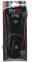 KnitPro Zing Rundstricknadeln 100cm 2,50 mm