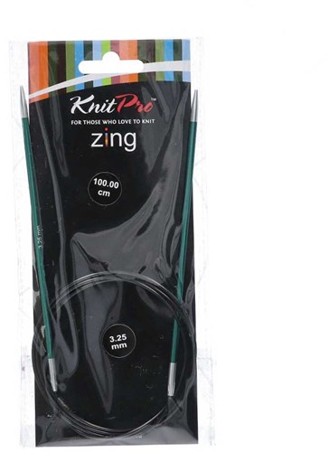 KnitPro Zing Rundstricknadeln 100cm 3,25 mm