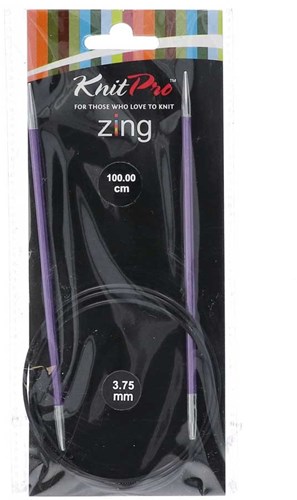 KnitPro Zing Rundstricknadeln 100cm 3,75 mm