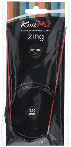 KnitPro Zing Rundstricknadeln 120cm 2,00mm