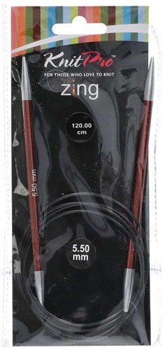 KnitPro Zing Rundstricknadeln 120cm 5,50 mm